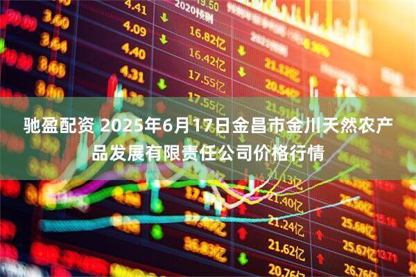 驰盈配资 2025年6月17日金昌市金川天然农产品发展有限责任公司价格行情